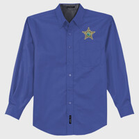 Men's Long Sleeve Button Down Shirt - Deputy Star & Name
